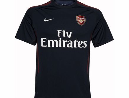 Arsenal Nike 2010-11 Arsenal Nike Training Shirt (Black)