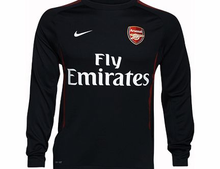 Arsenal Nike 2010-11 Arsenal Nike Training Sweat (Black)