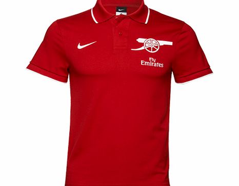 Nike 2010-11 Arsenal Nike Travel Polo Shirt (Red) -