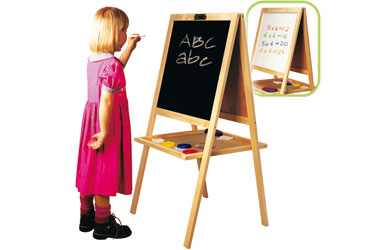 Centre Wooden Blackboard and Easel