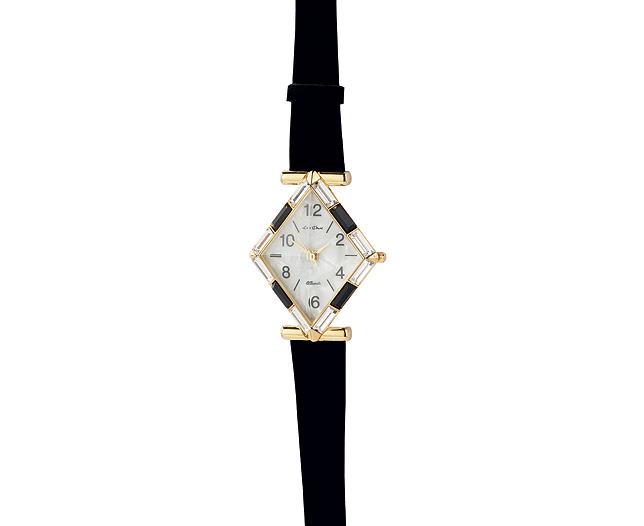 Art Deco Prism Watch - Gold