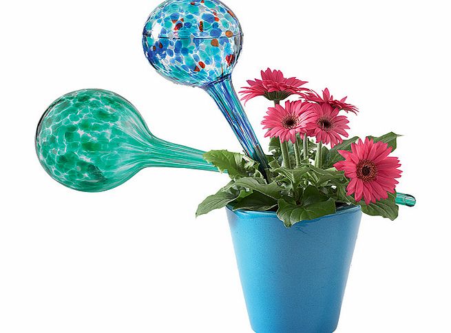Art Glass Plant Feeder Spikes (Pair)