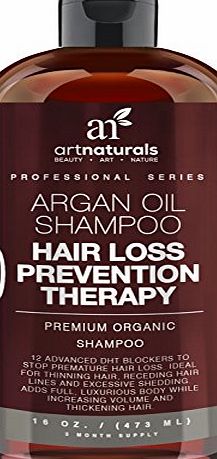 Art Naturals Organic Argan Oil Hair Loss Prevention Shampoo-Sulfate-free-Contains Biotin-3 Mo Supply