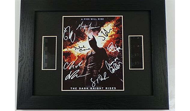 artcandi Dark Knight Rises Signed   Dark Knight Rises Film Cells Framed