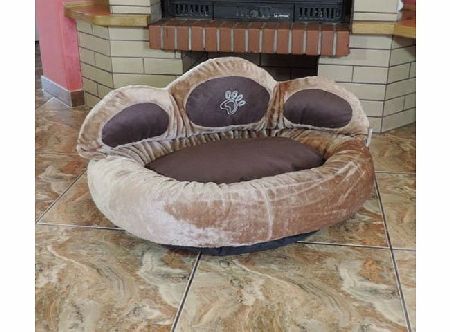 ArtDog Ltd. The Plush paw size M color Brown, dog, cat, pet bed, mattress, cover, lair