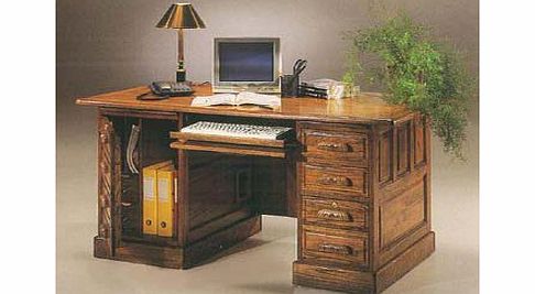 ASBI U.K. Colonial Oak Computer Desk