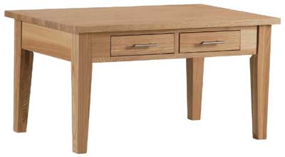ash Coffee Table 3 ft x 2 ft with drawers