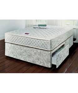 ashbourne 1000 King Size Divan - 2 Drawer