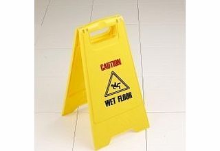 Ashland A-Frame ``Caution Wet Floor``/ Cleaning In Progress safety sign.