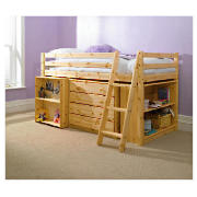 Mid-Sleeper with office, Natural &