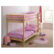 pine twin bunk with mattresses