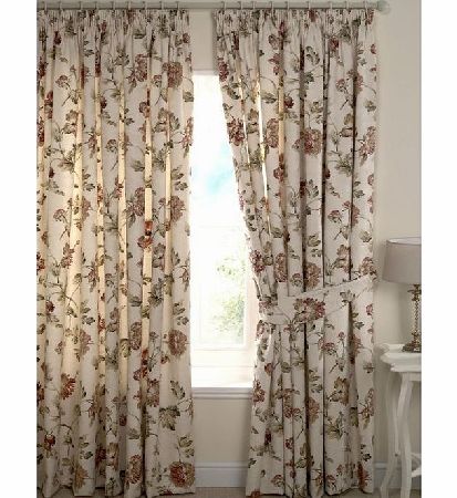 Ashley Wilde Ashdowne Antique Red Lined Curtains