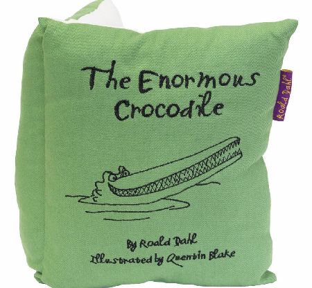 Roald Dahl The Enormous Crocodile Book Cushion
