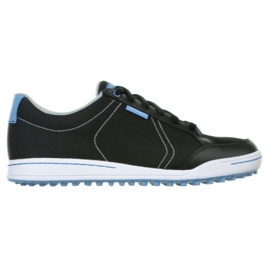 Cardiff Golf Shoes Black/Columbia Blue