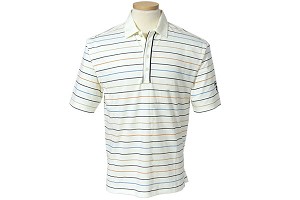 Ashworth Mens Jet Pique Coyote Moon Stripe Polo