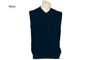 Ashworth Popcorn V-Neck Sweater Vest