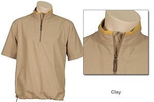 Ashworth Short Sleeve andfrac12; Zip Windshirt