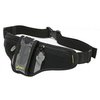 Main: 100 Neoprene Clear window to view MP3 player Headphone exit hole Adjustable waist strap Two zi