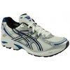 Men`s Running Shoes0195 White/Quick Silver/Royal.  Upper: Air mesh l Synthetic leather l Personal He