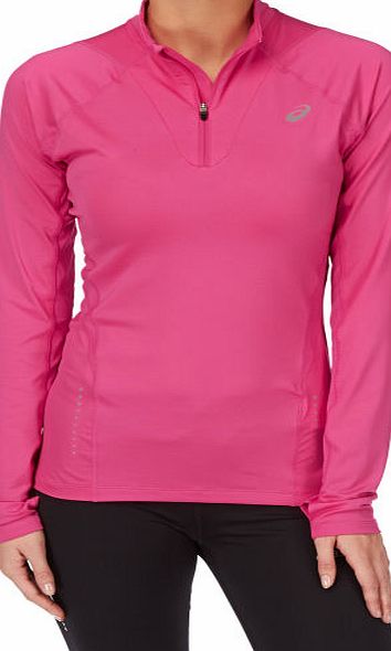 Asics Womens Asics Mile 1/2 Zip Long Sleeve Running