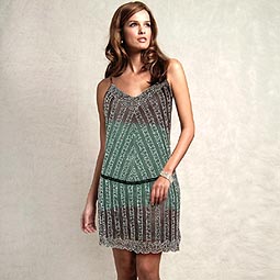 ASOS Beaded Waterfall Dress