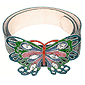 ASOS Enamel Butterfly Belt