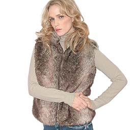 ASOS Faux Fur Funnel Gilet