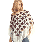 ASOS Flower Mohair Poncho