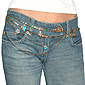 ASOS Glass Stone Flower Belt