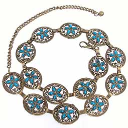 ASOS Oval Flower Chain Belt