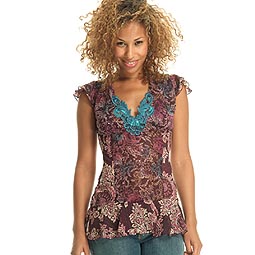 ASOS Paisley & Sequin Tunic