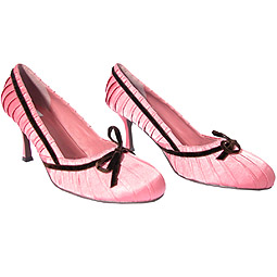 ASOS Pleat Bow Court Shoe