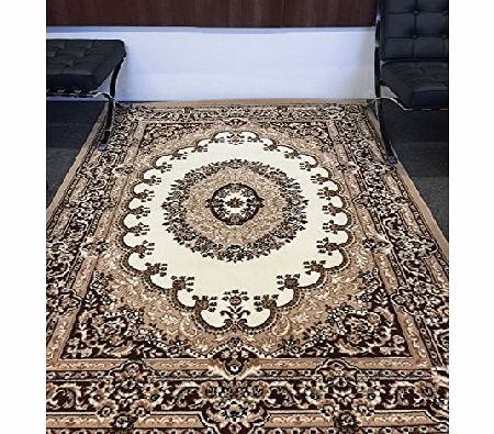 ASPECT Traditional Style Rug 160x225cm Coffee/Ivory,Beige,Brown