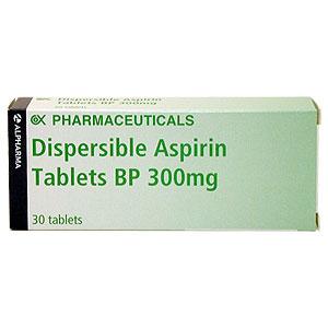Aspirin Dispersible Tablets 300mg