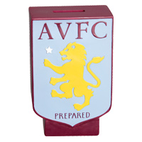 aston Villa Crest Money Box.