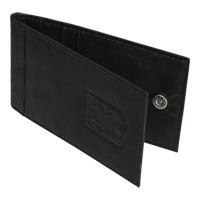 aston Villa Leather Credit Card Holder - Brown.