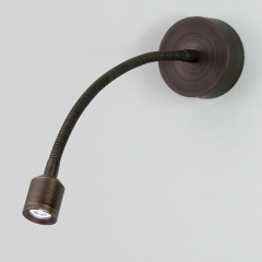 Fosso Surface Flexible LED Wall Light in Bronze