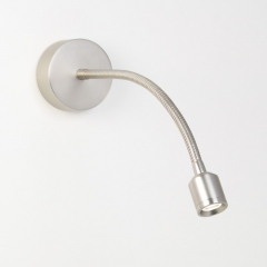 Fosso Surface Flexible LED Wall Light in Nickel