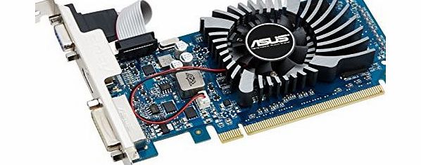 ASUS  GeForce GT 610 Nvidia Graphics Card (1GB DDR3, PCI Express 2.0, HDMI, DVI-I, VGA, DirectX 11.0, OpenGL 4.2, Dust-proof Fan, Super Alloy Power)