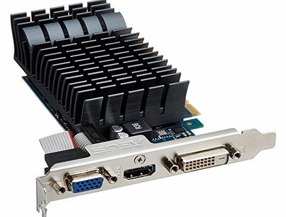 ASUS  Nvidia GeForce GT 630 Silent 2GB DDR3 Graphics Card (PCI Express 2.0, HDMI, DVI-D, VGA, 64-bit, 2560x1600, 0dB Silent Cooling, Super Alloy Power)