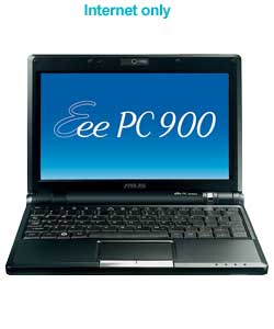 Asus Eee PC 900 Black 8.9in Laptop