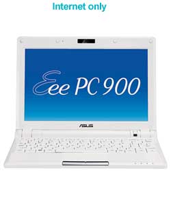 asus Eee PC 900 White 8.9in Laptop