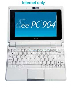 asus EEE PC 904 White 8.9in Laptop