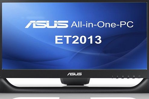 ASUS ET2013IUKI-B002C 20-inch LED All-in-One Desktop PC (Intel Core i3-3220 3.3GHz Processor, 4GB DDR3 RAM, 500GB HDD, USB 2.0, VGA, 2x 2W Speakers, DVD-RW, Windows 7 Home Premium, Ultra Slim Space Sa