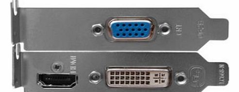 Low Profile Graphics Card Brackets (x2) 1 for VGA 1 for HDMI & DVI (LPB-ASUS)