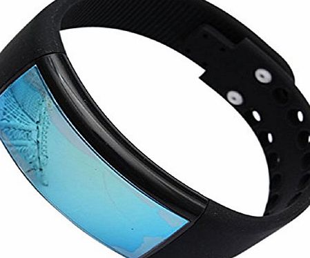 atdoshop  Fashion Pedometer 3D Sensor LED 8GB Smart Sports Watch Bracelet Unisex (Black)