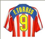 Nike 04-05 Athletico Madrid home (F.Torres 9)