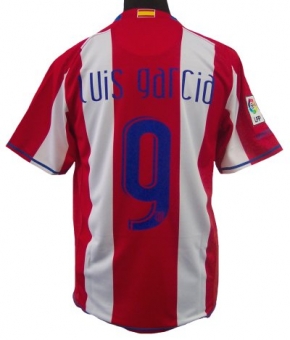 Athletico Madrid Nike 07-08 Athletico Madrid home (Luis Garcia 9)