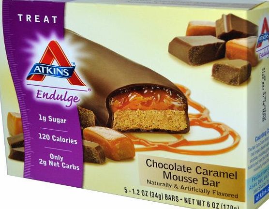 Atkins Endulge Bars Chocolate Caramel Mousse, Chocolate Caramel Mousse 5/6.0 oz