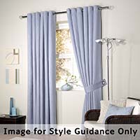 Atlanta Lined Faux Suede Eyelet Curtain Chocolate 167 x 182cm